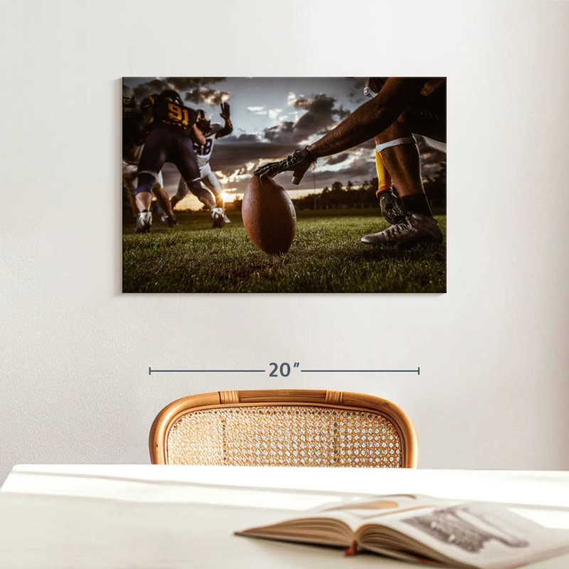  «American Football Game», H 16 po x l 24 po