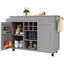 122 cm W Kitchen Island with Wheels-135816929