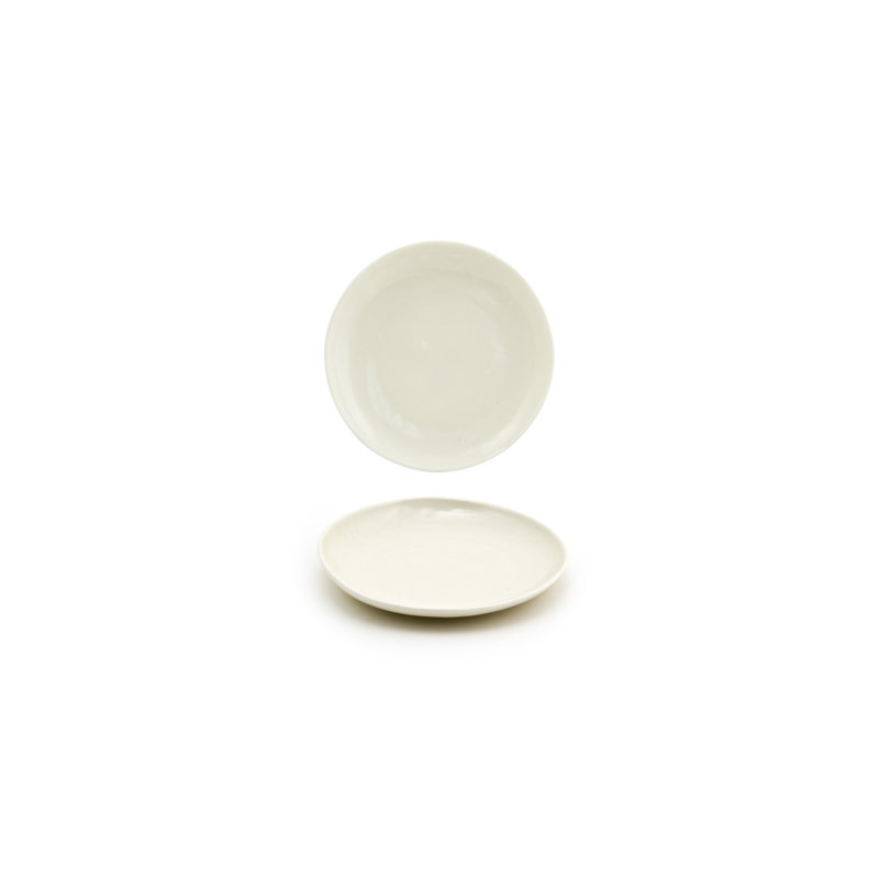 Assiette plate 6 po Kiln, Vanille