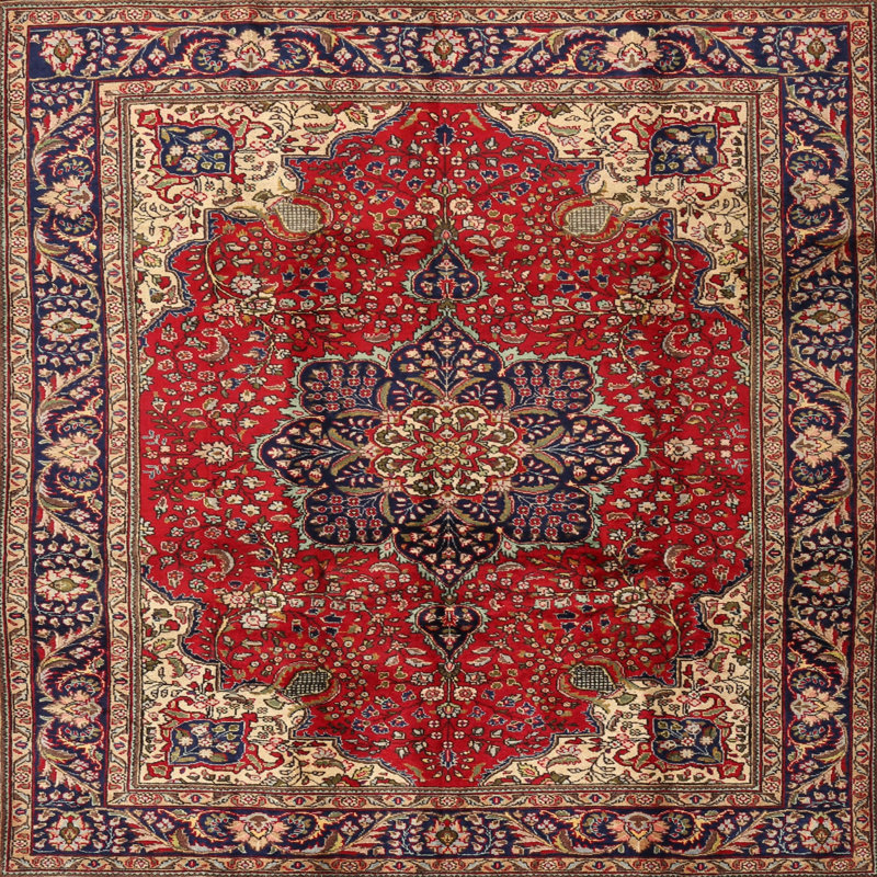 Oriental Indoor Rug, Square 6'