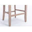 Tabourets de bar contemporains rembourrés en velours avec décoration capitonnée à boutons et pieds en bois, garniture cloutée en chrome, chaises de bar de style loisir, tabourets de bar, ensemble de 2 (bleu clair), SW2002LB-243002229
