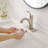 Single-Hole Single-handle Bathroom Faucet with Drain Assembly-92892590