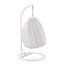 Balancelle d'extérieur pour 1 personne avec support Brookstonval, support pour œuf suspendu en osier tissé à la main, structure en fer résistant aux rayons UV, méridienne de patio rembourrée pour porche, jardin, balcon et cour arrière-1086440089-1081394864