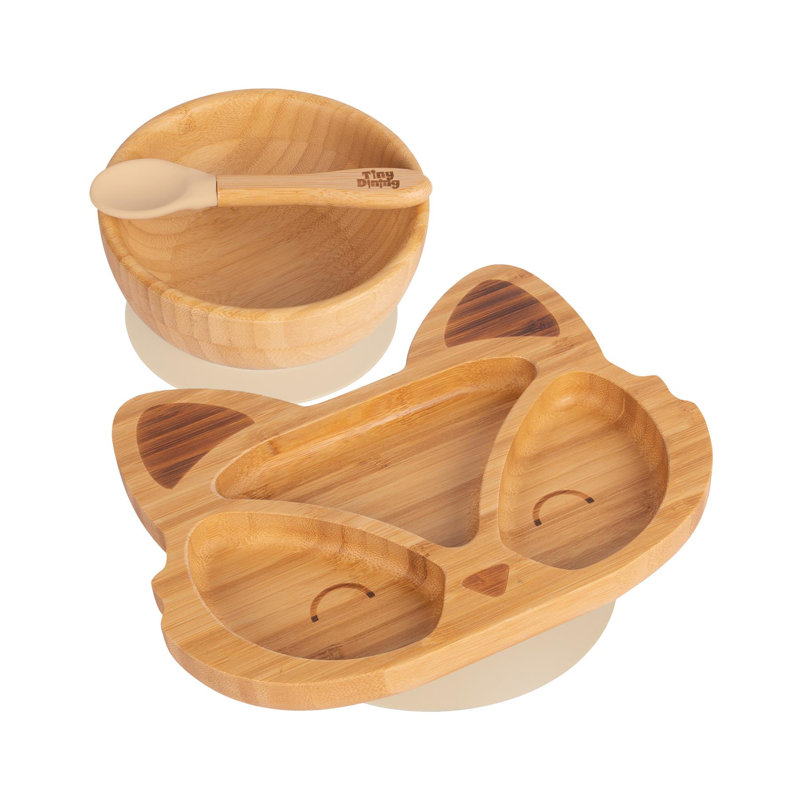 3 Piece Dinnerware Set, Beige