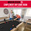 Table de billard GoSports 7 pi avec finition en bois rustique - Table de billard moderne - Accessoires inclus-92589352-92589353