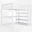 Lit mezzanine avec bureau intégré et tablettes-113752952-113752951