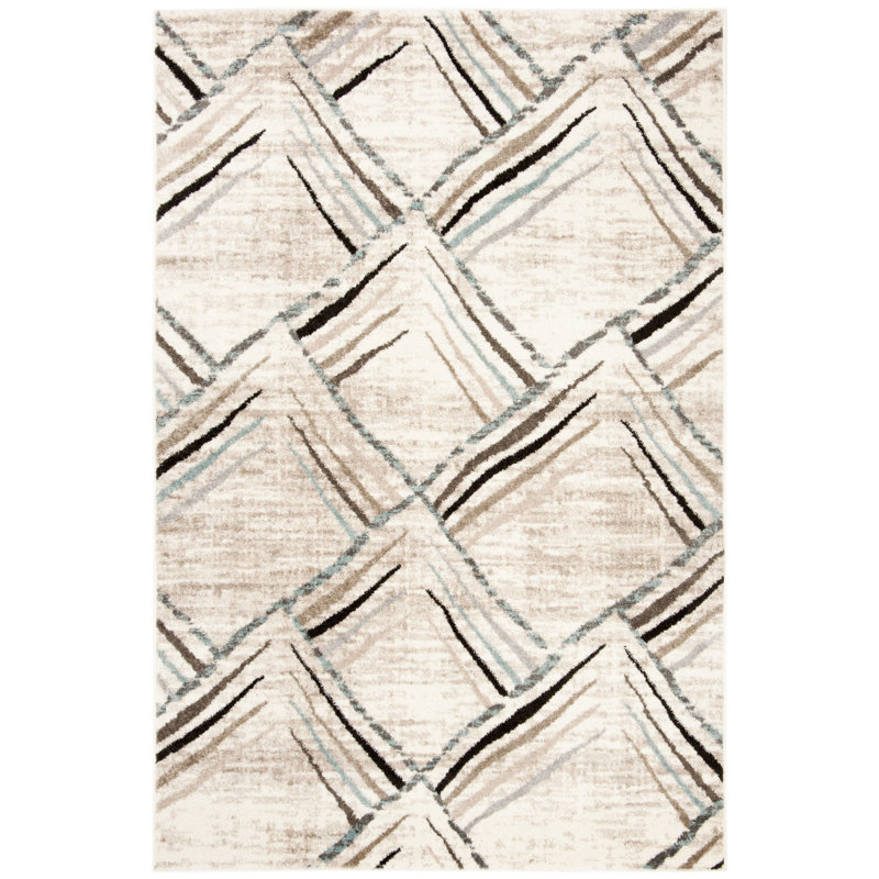 Whitinsville Performance Geometric Rug, Rectangle 5'1" x 7'6"