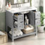 Meuble-lavabo 36 po avec lavabo encastré-101071861