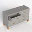 Commode double en bois massif 47,24 po Jada-770450941
