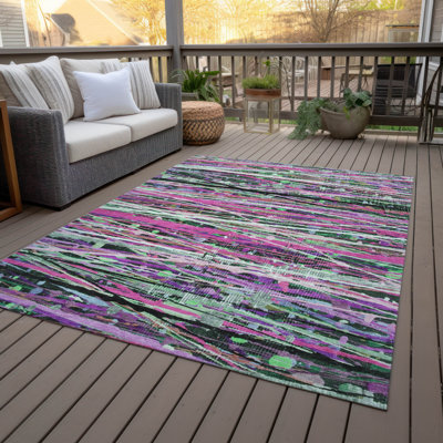 Tapis intérieur / extérieur lavable à la machine Amanda ACN2125