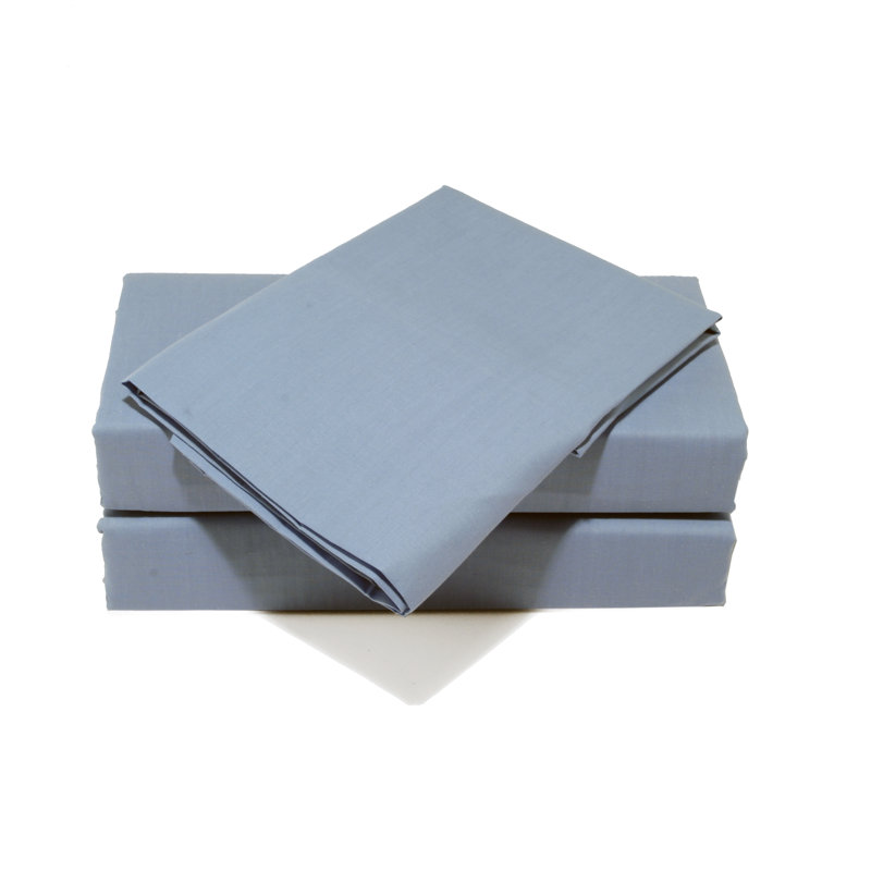Cotton Blend Flat Sheet, Ocean, Double (4'6)
