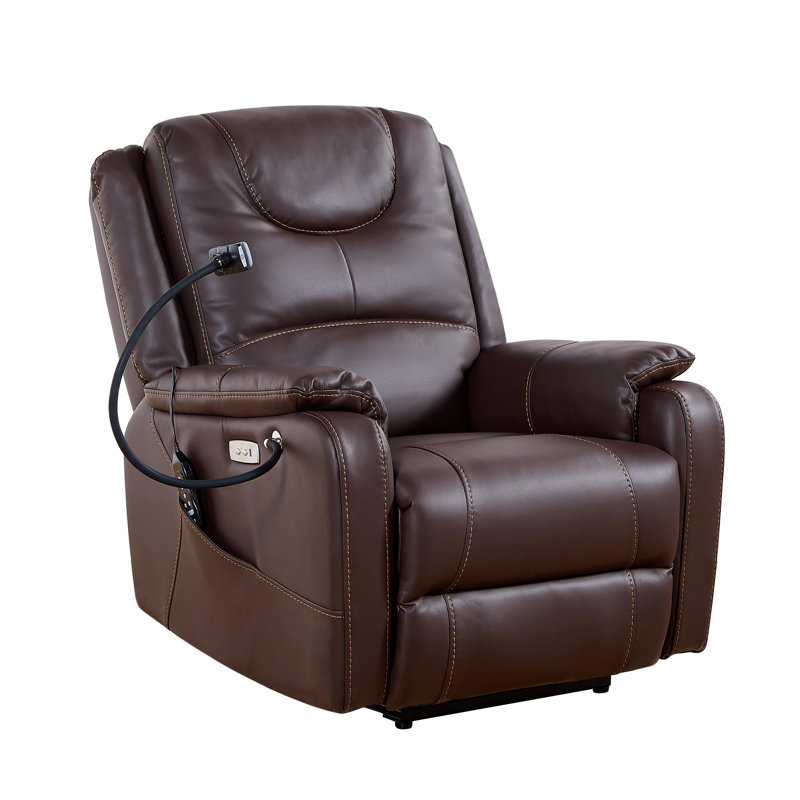 Fauteuil inclinable électrique Zero Gravity, Brun