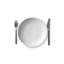Royal Copenhagen White Fluted 16 oz. Shallow Pasta Plate