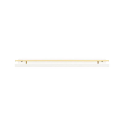 Floating Shelves With Metal Guardrail, Shelves For Wall Decor Set Of 3, Wall Shelves For Bedroom, Bathroom, Kitchen, Living Room, Plants, Picture Frames, Art