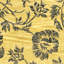 Tapis floral en laine et viscose touffeté à la main Soho-670035384