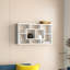 Tablette murale flottante vidaXL pour le salon en bois d'ingénierie-1654800762-1654800754