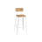 Counter Stool with Metal Frame