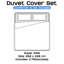 Ultra-Soft Microfiber Plain Duvet Cover Set with Matching Pillowcases - Everyday Bedding-120238615-120238616
