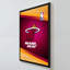 Miami Heat NBA Canvas Wall Art – Officially Licenced Basketball Team Print – Ready to Hang-114240073-114240081-114240084