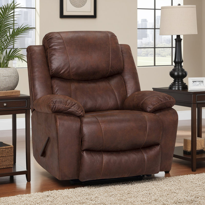 Fauteuil inclinable Jerimy, Brun