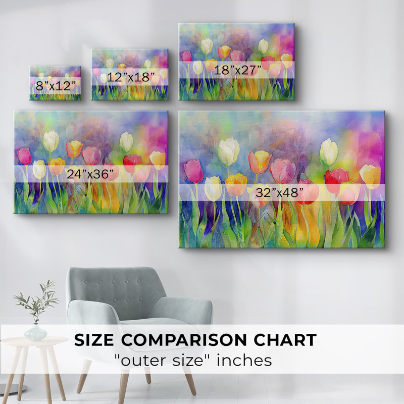 Série Floral-Lxxxi -Galerie enveloppée Cavas, 12 x 18