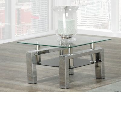 Table de bout en verre Rillie
