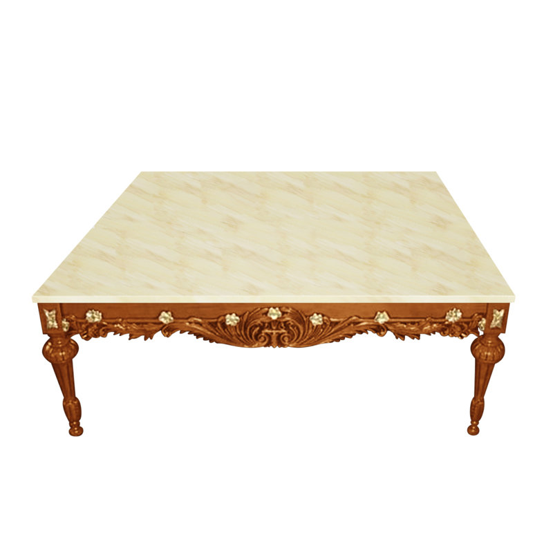 Coffee Table, Crema Valencia, Burl 03