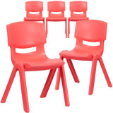 Goddard Plastic Stackable School Chair with 15.5'' Seat Height