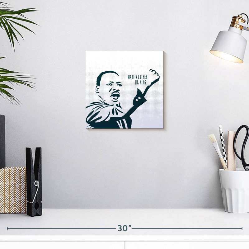 Martin Luther King à Memphis, H 10 po x l 10 po