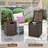 16'' x 16'' Straight PE Wicker Propane Tank Cover