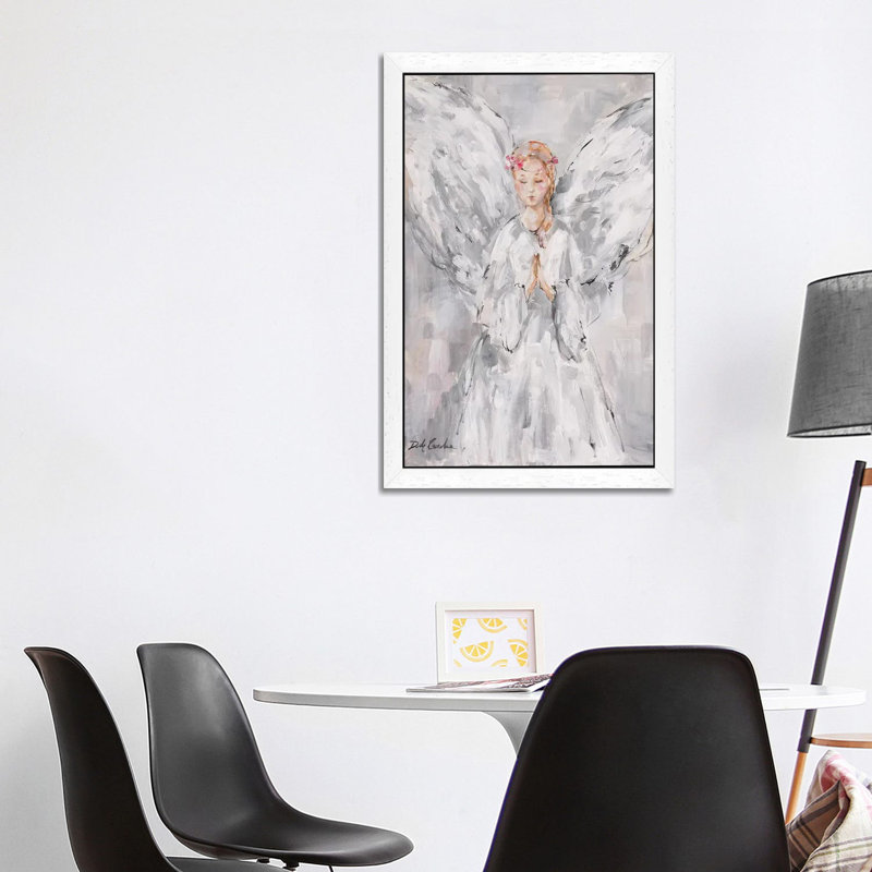 Heavenly by Debi Coules - Painting on Canvas, 152.5 cm H x 101.5 cm W, White Framed