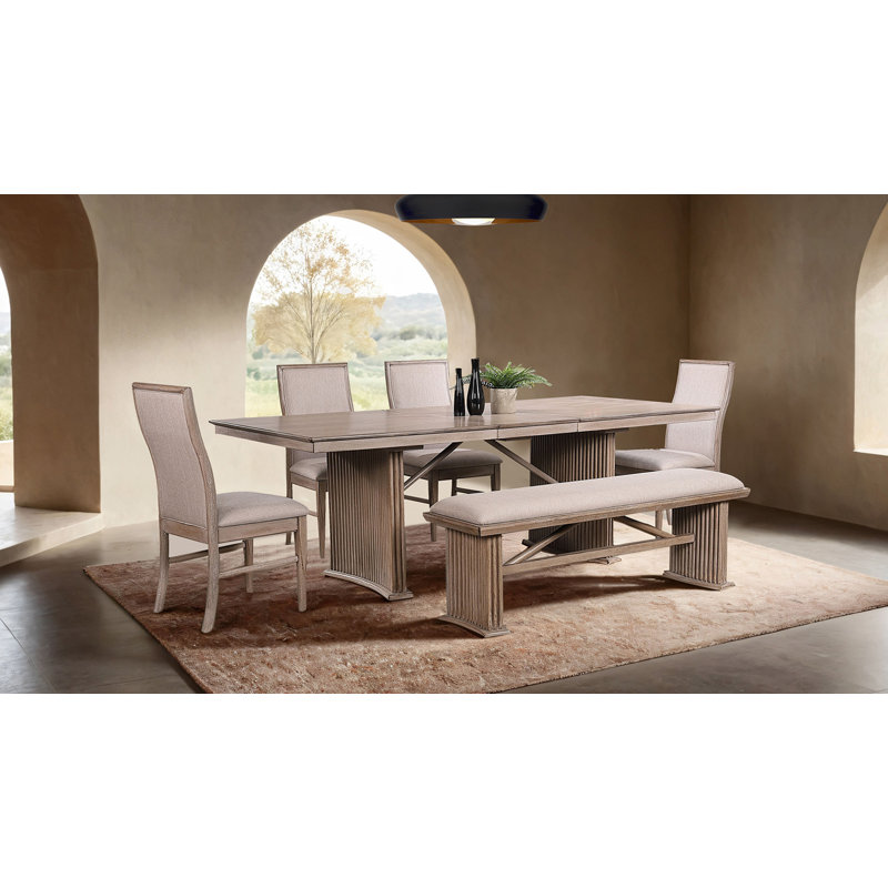 Coakley 6-pcs Dining Table Set