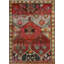 Tapis rétro rétro bourgogne Adley