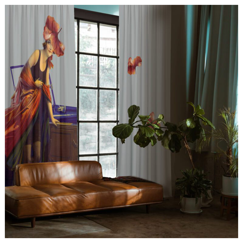 Velvet Blackout Curtain Panel Pair, 148cm Width x 350cm Drop