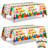 Building Block Party Tablecloths, 3pcs Building Block Party Decorations Tablecloths set