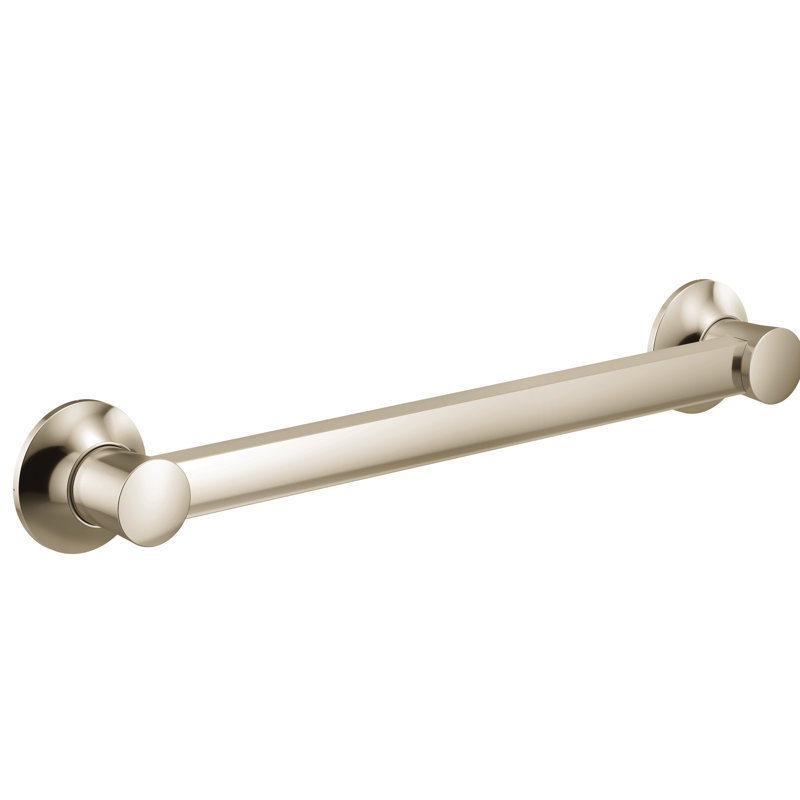 Flara Designer 18" Grab Bar, Polished Nickel