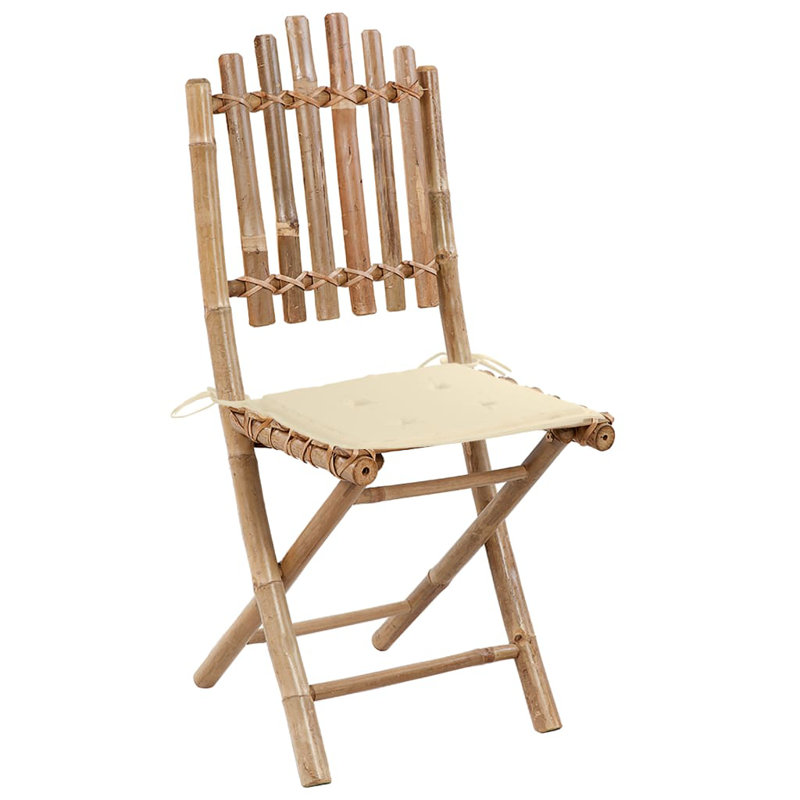 Chaise d'appoint à dossier en lattes Eisner, Blanc