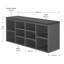 10 Pair Shoe Storage Bench-666386798
