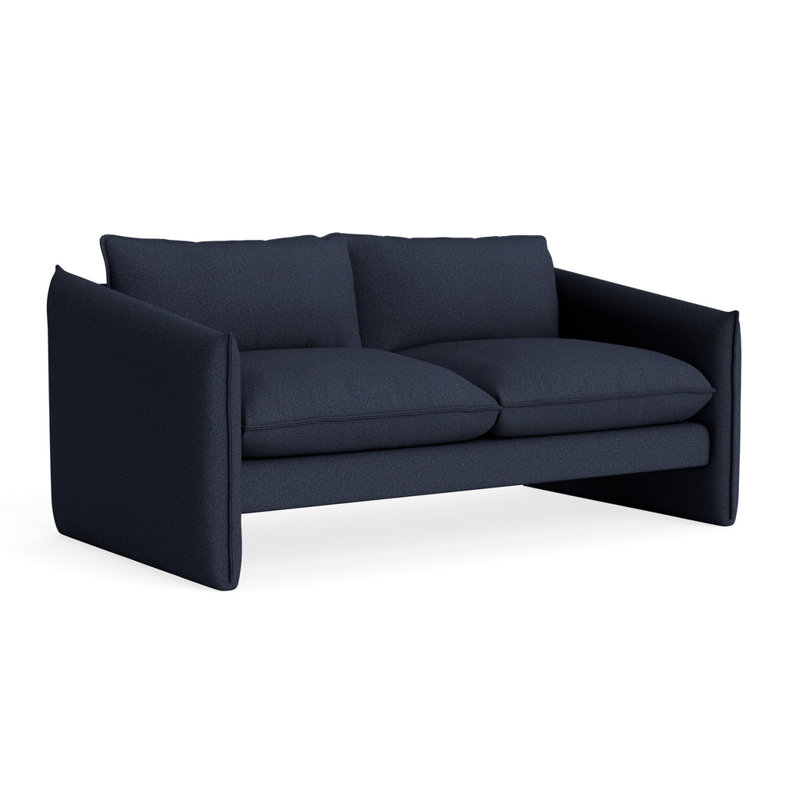 Canapé Softmore, H 34 po x l 74 po x P 40 po, Kvadrat Autumn Navy