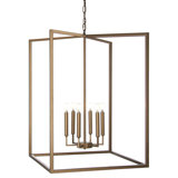Madison 6 - Light Lantern Geometric Chandelier