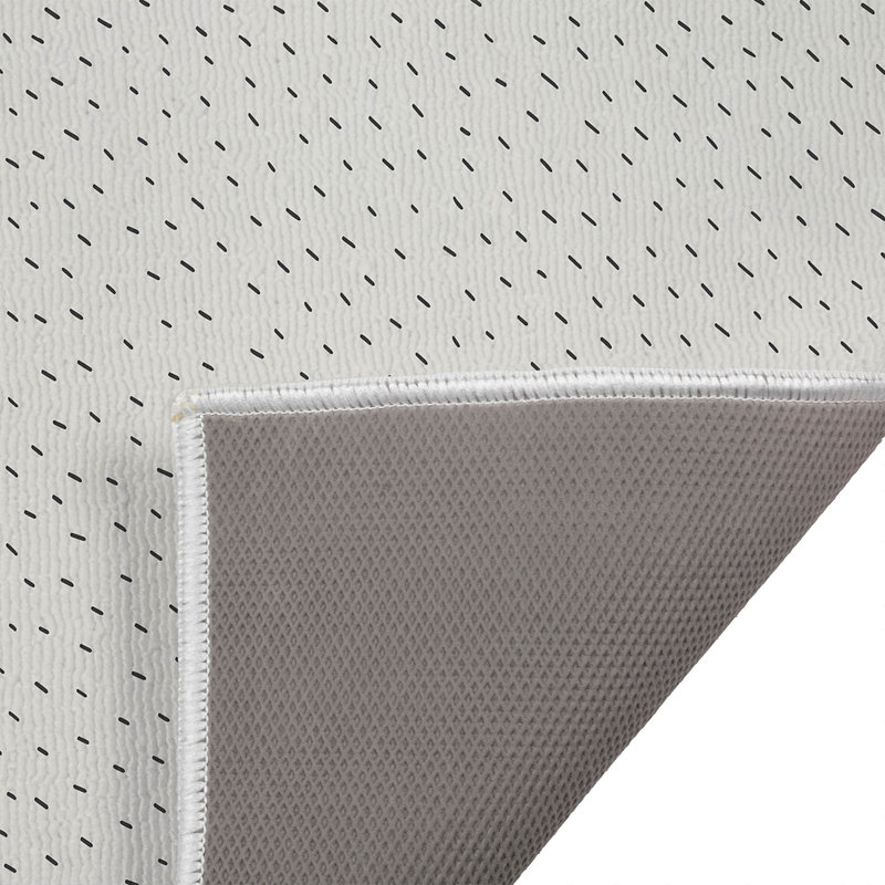 Paillasson Paulie, Ivoire, gris anthracite, 34" W x 21" L