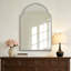 Armoire de salle de bain arquée à cadre perlé-1792525447