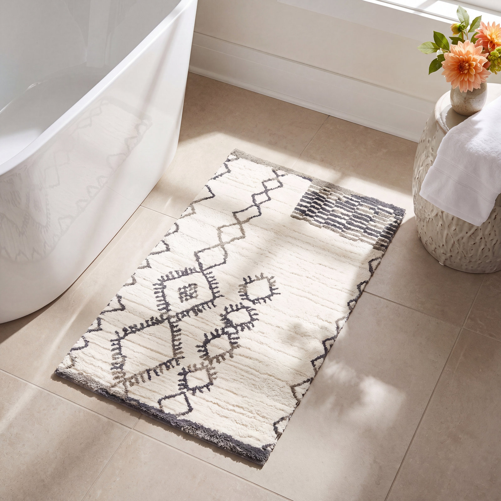 Kaylee Bath Rug, 27" W x 45" L