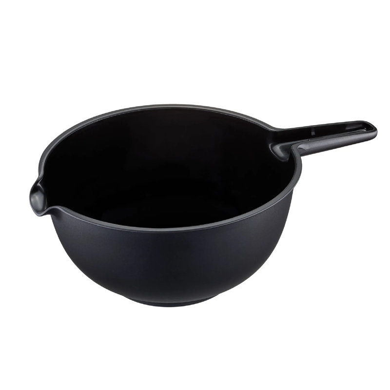 Gefu Preparo Set of 4 Mixing Bowls with Egg Yolk Separator - Black