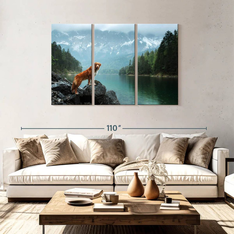 Brampt Nova Scotia Retriever, 48" H x 74" W