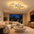 29.5'' Dimmable Reversible Ceiling Fan with LED Lights And Remote Control