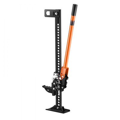 33" Utility High Lift Farm Jack, 3.18 Ton (7,000 lbs) Capacity, with 5.12"-28" Lifting Range