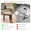 Modern Dining Chairs Not Assembled Need, Set Of 6, Beige With Brown Solid Wood Legs-2143970637