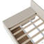 Lit plateforme simple tapissier en forme de L avec rangement et tiroirs-1312137282