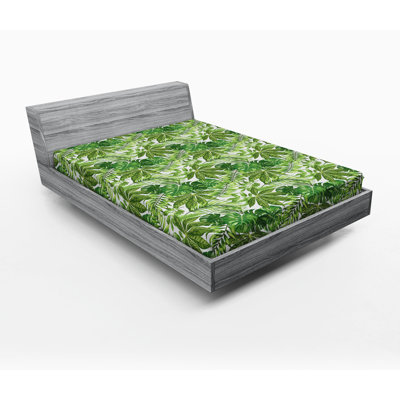 Microfiber Floral Fitted Sheet